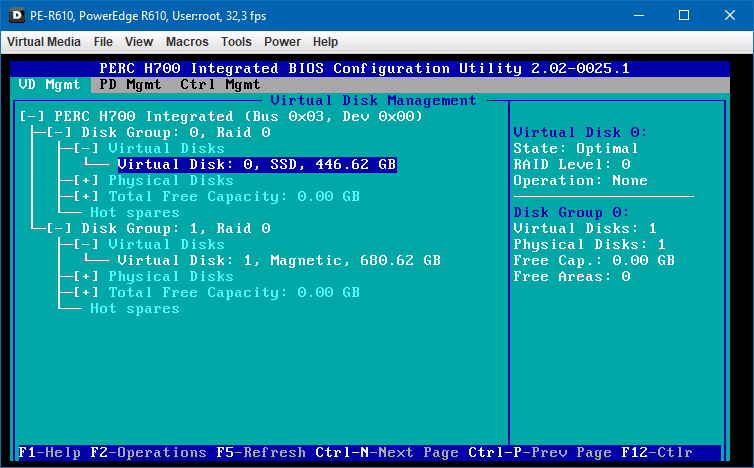 Dell PowerEdge RAID configuration